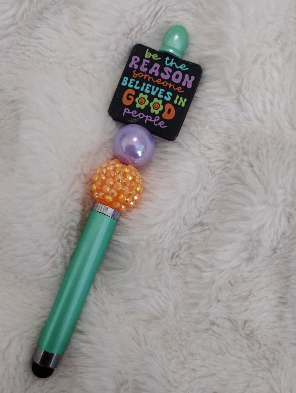 Inspirational Beaded Stylus & Pen